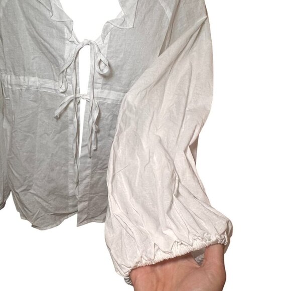 Commense Cotton & Linen Cowgirl Melody Boho Blouse  Size M New NWT - Picture 6 of 10